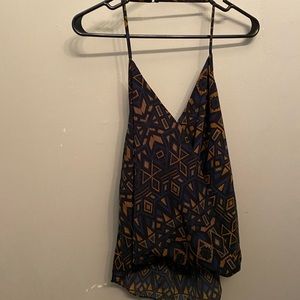 Patterned halter top